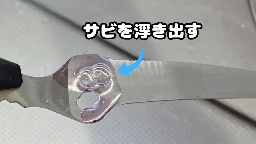 キッチンバサミ,錆びにくい,ネジ