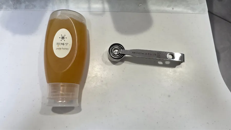 計量スプーン,蜂蜜,貝印